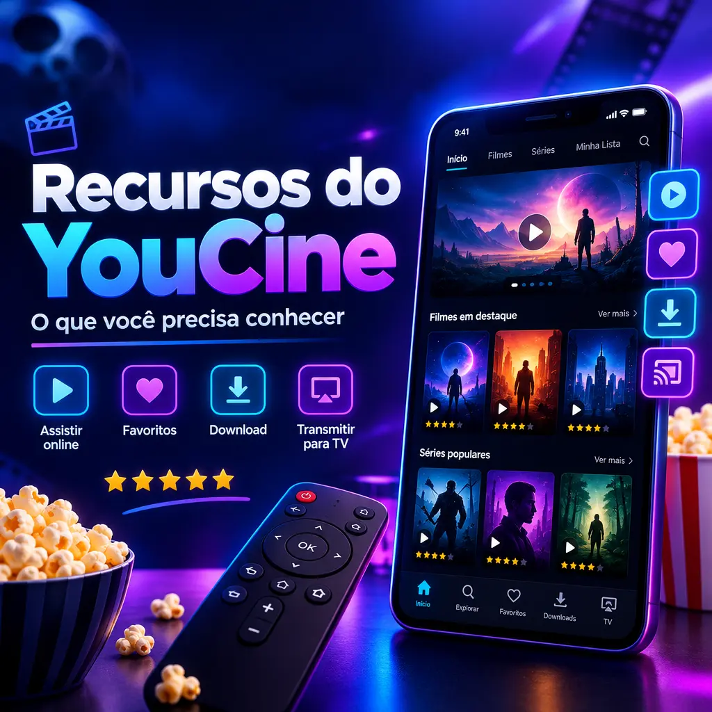 Principais recursos do YouCine que você deve conhecer
